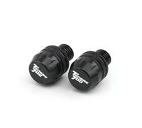 Trou rétroviseur Moto vis Pour Tenere700 XT700Z Accessoires Moto Capuchons Décoratifs Pour Trous De Rétroviseurs Pour Caches Pour Vis(Black)