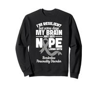 Trouble de la personnalité Limite Ruban Gris BPD résilient Sweatshirt