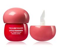 Trouble Maker Little Pudding Lip + Cheek Mousse produit multifonctionnel lèvres et visage teinte Coral Pink 5 g