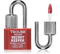 Trouble Maker Secret Keeper Lip Gloss Stain encre à lèvres pour un effet longue tenue teinte Shifty Biz Rose Nude 5 ml