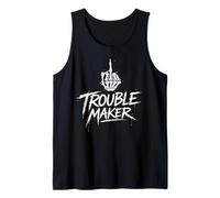 Trouble Maker Squelette Main Funny Street Art Design Débardeur