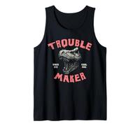 Trouble Maker Tête de tyrannosaure de style urbain Débardeur