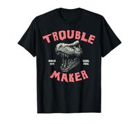 Trouble Maker Tête de tyrannosaure de style urbain T-Shirt