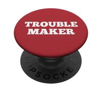 Troublemaker Stress Je m'appelle Trouble Maker PopSockets PopGrip Adhésif