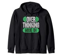 Troubles Anxieux Overthinking Mode on Sweat à Capuche