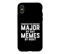 Troubles de la Communication Majeur par Jour Memes by Night Discours Coque pour iPhone X/XS