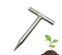 Troueuse de Sol | en Acier Inoxydable, Portable - Crée des Troues pour Plants et - pour Creuser, Planter, repiquer, Mettre en Pot : concombres, tomates, Fleurs, Jardin, Cour, Ferme, extérieur
