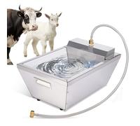 Trough d'eau Automatique De BéTail,Trough d'eau Automatique De Cheval De 13 litres avec Boule Flottante,Distributeur d'eau Automatique pour Chien en Plein Air,Inoxydable Auto-Remplissage PourChien