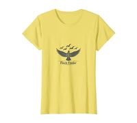 Troupeau de Chasse Colombe - Aventure d'observation des Oiseaux T-Shirt, Femme, Citron, XS