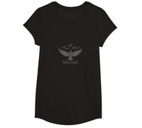 Troupeau de Chasse Colombe - Aventure d'observation des Oiseaux T-Shirt, Fille, Noir, L