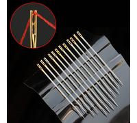 Trous Latéraux Elmainillac En Acier Inoxydable,Couture Ennemi Grossière,Pas Besoin D'enfilage,Manuel,Ménage,Bijoux À Bricoler Soi-Même,60 Pièces,12 Pièces - Type B-Gold-24pcs #A