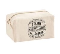 Trouse Multifonction Céline Femme Déesse Légende | Trousse Scolaire Fournitures Bureau Maquillage Idée Cadeau Collègue Noël Anniversaire