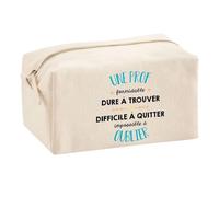 Trouse Multifonction Une Prof Formidable | Trousse Scolaire Maquillage Idée Cadeau Collègue Noël Anniversaire | Trousse pour Fournitures Scolaires et de Bureau