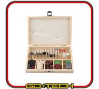 Trousse 100 Accessoires pour Dremel Mini Perceuse 3mm Foret Fraises Disques Trom