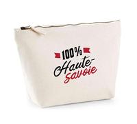 Trousse 100% Haute-Savoie | Pouch | Idée Pochette Toilette Maquillage Transport Cadeau Anniversaire Fête Original Famille Travail Départ Collègue Retraite