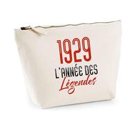 Trousse 1929 l'année des légendes | Pouch | Idée Trousse Toilette Maquillage Cadeau Anniversaire Fête Original Famille Travail Départ Collègue Retraite