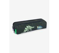 Trousse 2 compartiments dinosaures Timothée Les Fantaisies TANN'S patchs phosphorescents kaki TU