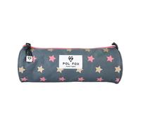 Trousse 2 compartiments fille POL FOX DREAM - Maternelle / Primaine - Rose à motif rêve chat et c?ur