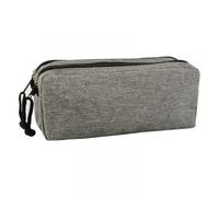 Trousse - 2 Compartiments - Gris Chiné - Rectangulaire - Clairefontaine