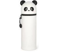 Trousse 2 En 1 En Silicone Kawaii Panda - Blanc