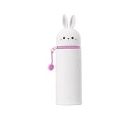 Trousse 2 en 1 - LEGAMI - Kawaii Bunny - Silicone souple - Pot à crayons rétractable - Ø 6 3 cm