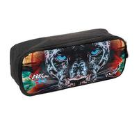Trousse 2 Zip Imprimé No Fear Puma 23 Cm Noir / Multicolore TU
