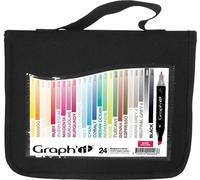 Trousse 24 marqueurs - Graph'It - Couleurs primaires