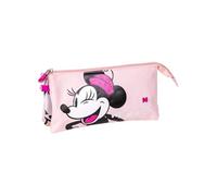 ARTESANÍA CERDÁ Trousse Minnie 2700000551 – 3 compartiments – Licence Disney