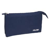 Milan 5 compartiments trousse à crayons collection 1918 bleu marine