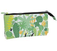 Trousse 5 compartiments Hide & Seek, vert