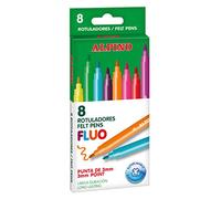 ALPINO Trousse 8 feutres Alpin Fluo