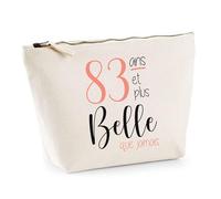 Trousse 83 Ans et Plus Belle Que jamais | Pouch | Idée Trousse Toilette Maquillage Cadeau Anniversaire Fête Original Famille Travail Départ Collègue Retraite