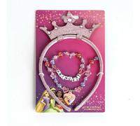 Trousse à bijoux Disney Princess Rose 3 Pièces