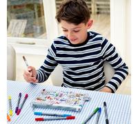 Trousse à colorier lavable et réutilisable Conte de fées avec 10 feutres