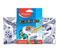 Trousse à colorier - MAPED - Motifs d'insectes - Feutres et crayons de couleur