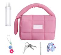 Trousse à Cosmétiques Femme - Grande Capacité, Étanche et Portable | Organisateur de Maquillage en Forme Bouffée pour Voyage et Usage Quotidien