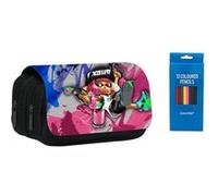 Trousse à crayon à et de stylo Goserda Splatoon Filles Couleur 22x11x4.5cm - 08