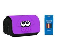 Trousse à crayon à et de stylo Goserda Splatoon Pourpre 22x11x4.5cm - 06