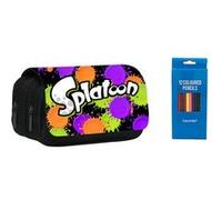 Trousse à crayon à et de stylo Goserda Splatoon Pourpre/noir 22x11x4.5cm - 20