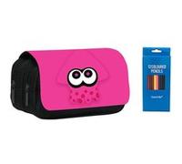 Trousse à crayon à et de stylo Goserda Splatoon Rouge émaillé 22x11x4.5cm - 05