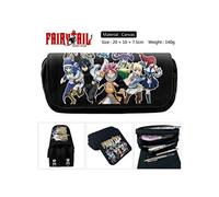 Trousse à crayon Fairy Tail pour Garçon et Filles (PC5678) 20x10x7.5 cm Noir