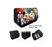 Trousse à crayon Fairy Tail pour Garçon et Filles (PC5681) 21x14x7.5 cm Noir