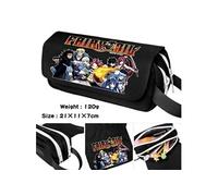 Trousse à crayon Fairy Tail pour Garçon et Filles (PC5683) 21x11x7 cm Noir