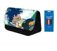 Trousse à crayon personnalisé manga avec 12 Goserda stylos de couleur- Dragon Ball #18 G