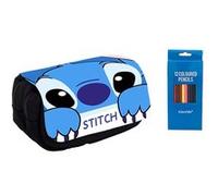 Trousse à crayon personnalisé manga avec 12 Goserda stylos de couleur - Stitch #05 G