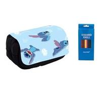 Trousse à crayon personnalisé manga avec 12 Goserda stylos de couleur - Stitch #06 G