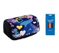 Trousse à crayon personnalisé manga avec 12 Goserda stylos de couleur - Stitch #07 G