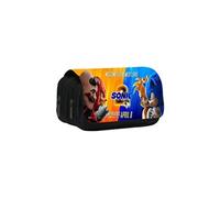 Trousse à crayon Sonic The Hedgehog pour Garçon et Filles (PC5439) 20x10x7.5 cm Multicolore