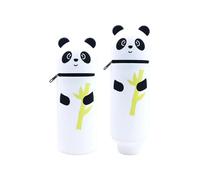 Trousse À Crayons,2 En 1 Trousse À Crayons En Silicone Souple,legami Pens,Kawaii Table Pen Holder, Soft Silicone School Pencil Case Zipper Closure, Retractable Capacity Pen Holder, H 19.8 Cm ,f