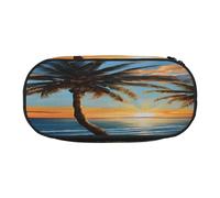 Trousse à crayons à double fermeture éclair avec poche en maille et 4 boucles pour stylos, grande trousse de maquillage pour étudiants, artistes, voyages, trousse à crayons en tissu Oxford durable